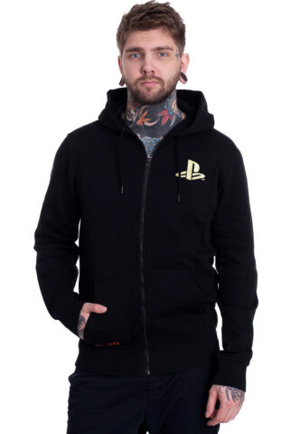 Playstation – Since 94 – Zipper – Schwarz – S – 60% Baumwolle, 40% Polyester