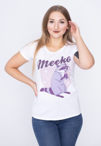 Pocahontas – Pastel Meeko White – Girly – Weiß – XXL – 100% Baumwolle