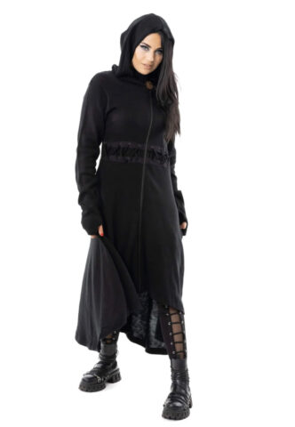 Poizen Industries – Demille Black – Cardigan – Schwarz – L – 100% Polyacryl