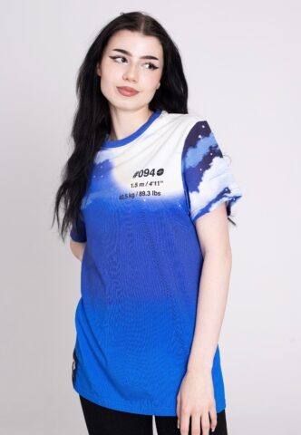 Pokémon – Gengar Allover – T-Shirt – Blau – S – 100% Baumwolle