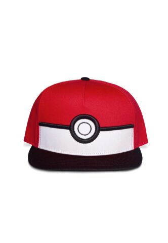 Pokémon – Pokéball – Cap – Rot – Onesize – 100% Baumwolle