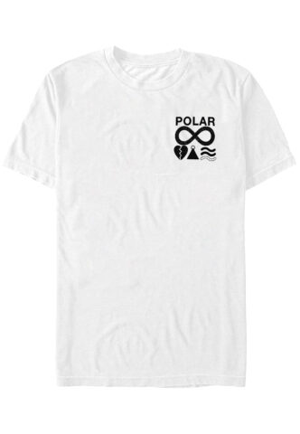 Polar – Infinity White – T-Shirt – Weiß – S – 100% Baumwolle,Jersey