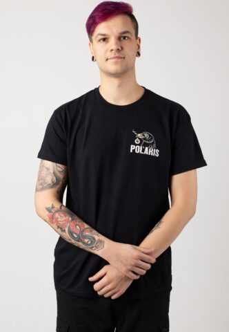 Polaris – Crows – T-Shirt – Schwarz – L – 100% Baumwolle