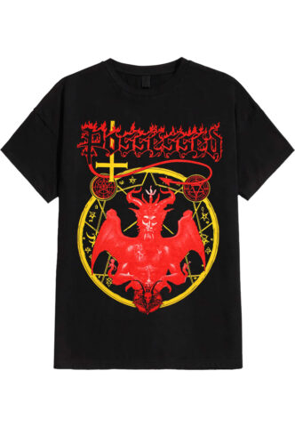Possessed – Red Devil – T-Shirt – Schwarz – M – 100% Baumwolle