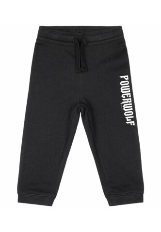 Powerwolf – Logo Babygrow – Jogginghose – Schwarz – 80/86 – 100% Bio-Baumwolle