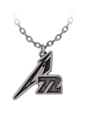 Alchemy England x Metallica – M72 Logo – Anhänger – Grau – Onesize – Zinn