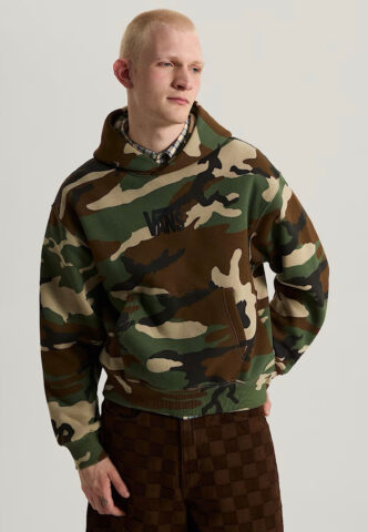 Vans – Printed AOP Aluminum – Hoodie – Tarnfarben – S – 60% Baumwolle, 40% Polyester