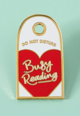 Punky Pins – Do Not Disturb Busy Reading – Pin – Mehrfarbig – Onesize – Emaille