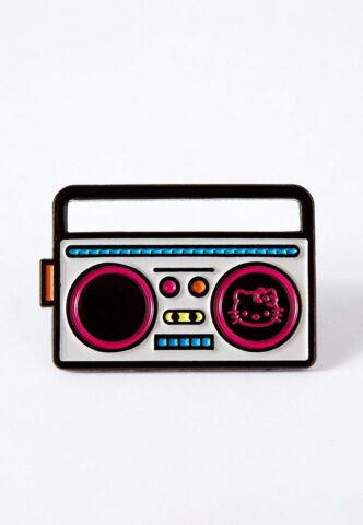 Punky Pins – Hello Kitty Boombox Enamel – Pin – Mehrfarbig – Onesize – Emaille