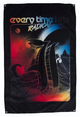 Every Time I Die – Gradient – Flagge – Mehrfarbig – Onesize – 100% Polyester