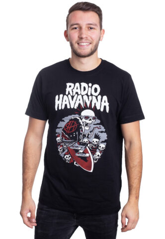 Radio Havanna – Surfer – T-Shirt – Schwarz – S – 100% Baumwolle,Jersey