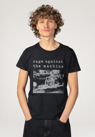 Rage Against The Machine – Monk Fire – T-Shirt – Schwarz – XL – 100% Baumwolle