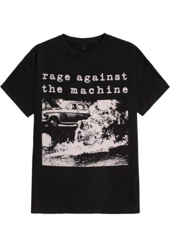 Rage Against The Machine – RATM Cover – T-Shirt – Schwarz – M – 100% Baumwolle