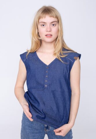 Ragwear – Salty Denim Indigo – Oberteil – Blau – S – 60% Baumwolle, 40% Viskose