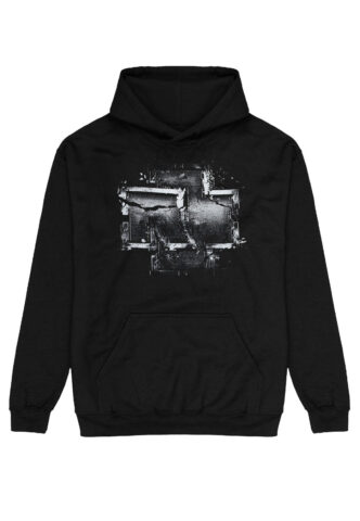Rammstein – Broken Logo – Hoodie – Schwarz – S – 65% Baumwolle, 35% Polyester