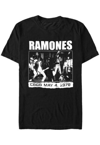 Ramones – CBGB 1978 – T-Shirt – Schwarz – M – 100% Baumwolle