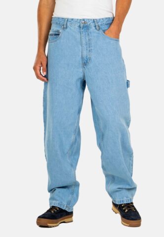 REELL – Baggy Worker Iconic Light Blue – Jeans – Blau – W34 / L34 – 100% Bio-Baumwolle