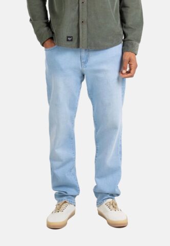 REELL – Barfly 2.0 Light Blue Stone – Jeans – Grau – W36 / L32 – 99% Baumwolle, 1% Elastan
