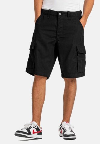 REELL – New Cargo Deep Black – Shorts – Schwarz – W40 – 100% Baumwolle