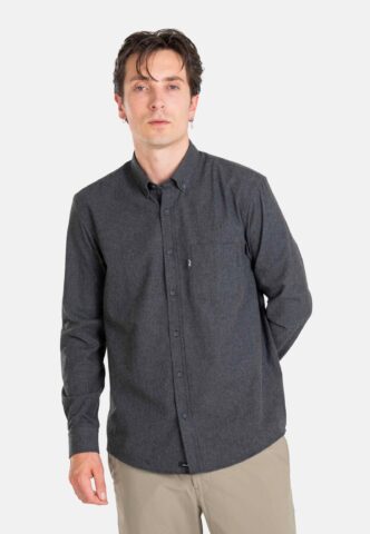 REELL – Nordic Black – Hemd – Schwarz – S – gid://shopify/Metaobject/236057592045