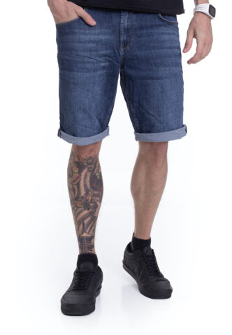 REELL – Rafter Short 2 Mid Blue – Shorts – Blau – W38 – 99% Baumwolle, 1% Elastan
