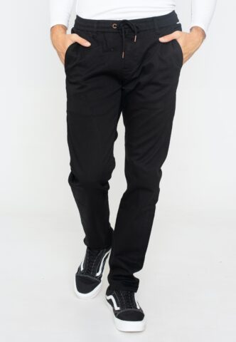 REELL – Reflex Easy Black – Hose – Schwarz – XL / L34 – 98% Baumwolle, 2% Elastan