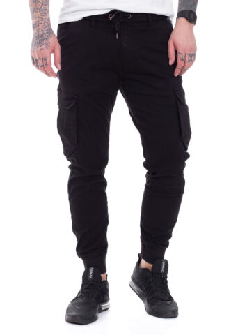 REELL – Reflex Rib Cargo Black – Hose – Schwarz – XL / L32 – 98% Baumwolle, 2% Elastan