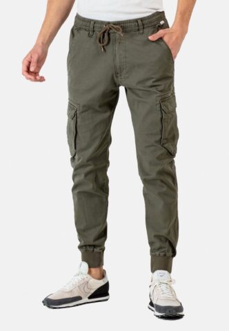 REELL – Reflex Rib Cargo Olive – Hose – Grün – M / L34 – 98% Baumwolle, 2% Elastan