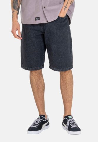 REELL – Solid Zero’s Stone Black – Shorts – Schwarz – W32 – 100% Baumwolle