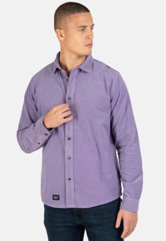 REELL – Strike Lavender Purple – Hemd – Lila – L – 100% Baumwolle