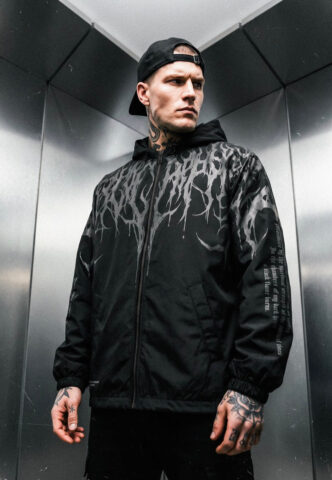 Stay Cold Apparel – Reign Of Blood Black/Grey – Windbreaker – Schwarz – XL – 100% Polyester