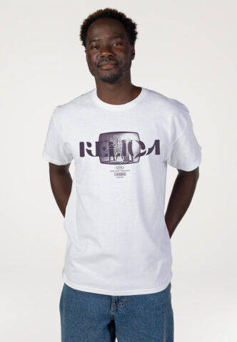 Reliqa – High Risc Thoughts CRT White – T-Shirt – Weiß – 3XL – 100% Baumwolle