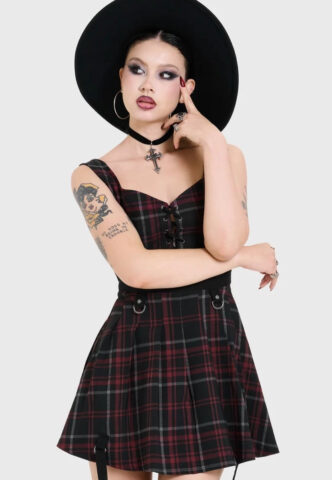 Killstar – Renaith Mini Multi – Kleid – Schwarz – M – gid://shopify/Metaobject/589222674669