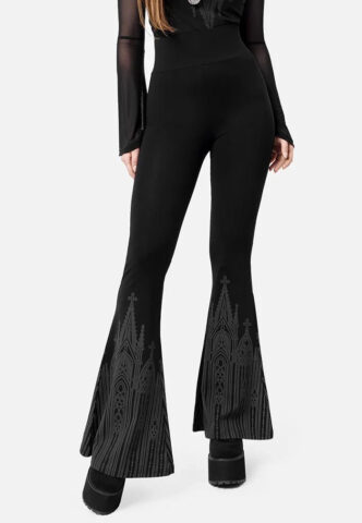 Restyle – Ascension Bellbottoms Black – Hose – Schwarz – XXL – 100% Baumwolle