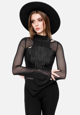 Restyle – Umbra Black – Oberteil – Schwarz – XXL – 92% Nylon, 8% Elastan