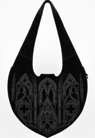 Restyle – Velouria Black – Tasche – Schwarz – Onesize – 100% Polyester