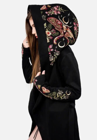 Restyle – Wilderwood Hooded Black – Jacke – Schwarz – XS – 100% Baumwolle