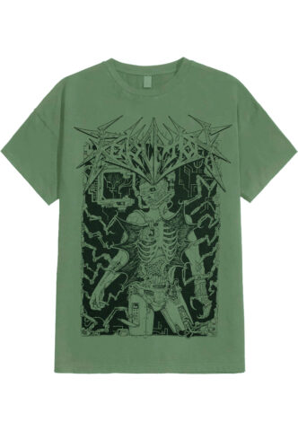 Revocation – Data Corpse Military Green – T-Shirt – Grün – S – 100% Baumwolle