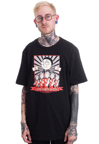 Rick And Morty – Vote Morty – T-Shirt – Schwarz – L – 100% Baumwolle,Jersey