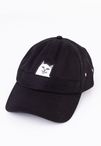 RIPNDIP – Lord Nermal 6 Panel Pocket Black – Cap – Schwarz – Onesize – 100% Baumwolle