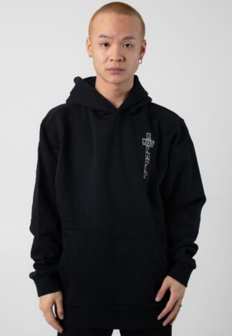 RIPNDIP x Kiss – Made For Lovin RIPNDIP – Hoodie – Schwarz – L – 70% Baumwolle, 30% Polyester