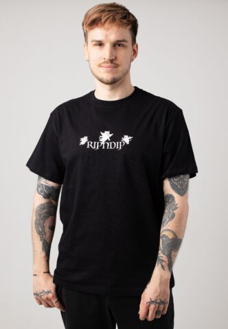 RIPNDIP – Rise N Grind Black – T-Shirt – Schwarz – M – 100% Baumwolle