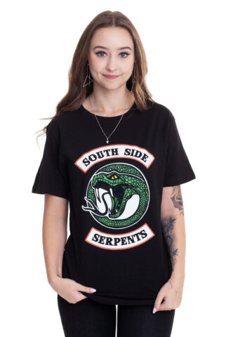 Riverdale – South Side Serpents Badge – T-Shirt – Schwarz – XL – 100% Baumwolle