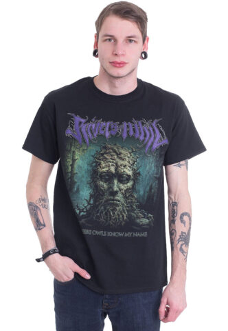 Rivers Of Nihil – Where Owls Know My Name Cover – T-Shirt – Schwarz – S – 100% Baumwolle