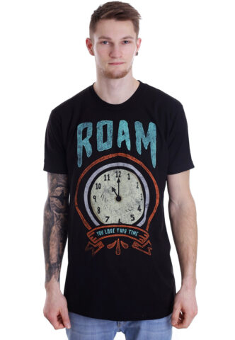 ROAM – Time – T-Shirt – Schwarz – M – 100% Baumwolle