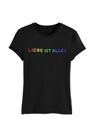 Rosenstolz – Liebe Ist Alles – Girly – Schwarz – XL – 100% Bio-Baumwolle,Jersey