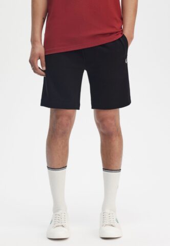 Fred Perry – Classic Black – Shorts – Schwarz – L – 100% Baumwolle
