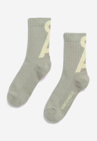 Armedangels – Saamus Short Seagreen/Early Yellow – Socken – Grün – L/XL – 78% Baumwolle, 20% Polyamid, 2% Elastan