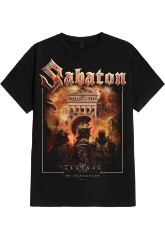 Sabaton – Pop Up Stores 2025 City Frankfurt – T-Shirt – Schwarz – L – 100% Baumwolle