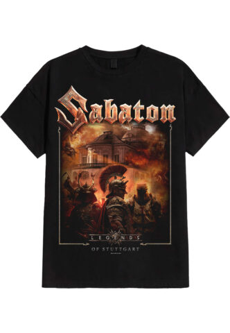 Sabaton – Pop Up Stores 2025 City Stuttgart – T-Shirt – Schwarz – XL – 100% Baumwolle